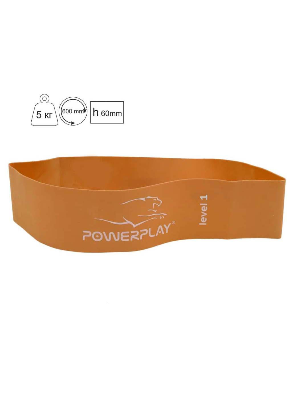 Фитнес резинка 4140 Level 1 600x60x0.6 мм, 5кг PowerPlay (258346975)