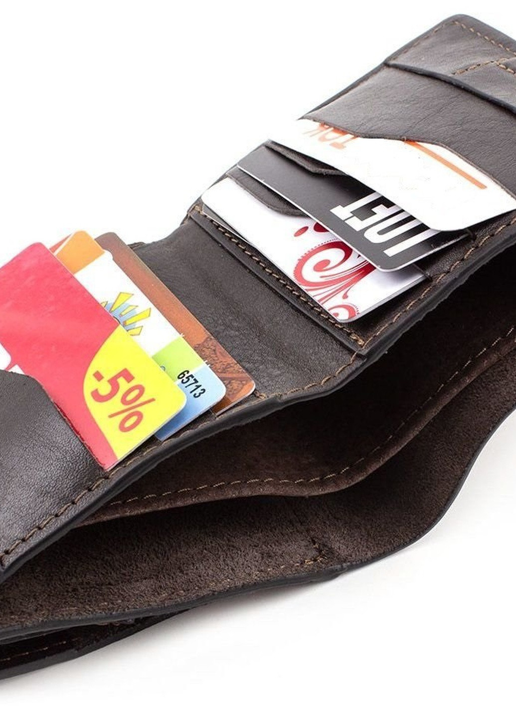 Чоловічий шкіряний гаманець 11,5х11,5х3 см Grande Pelle (258363749)