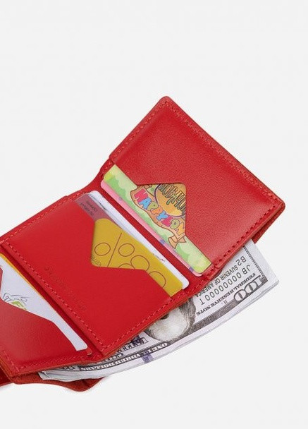 Жіночий шкіряний гаманець 10х8х1,5 см Grande Pelle (258363760)