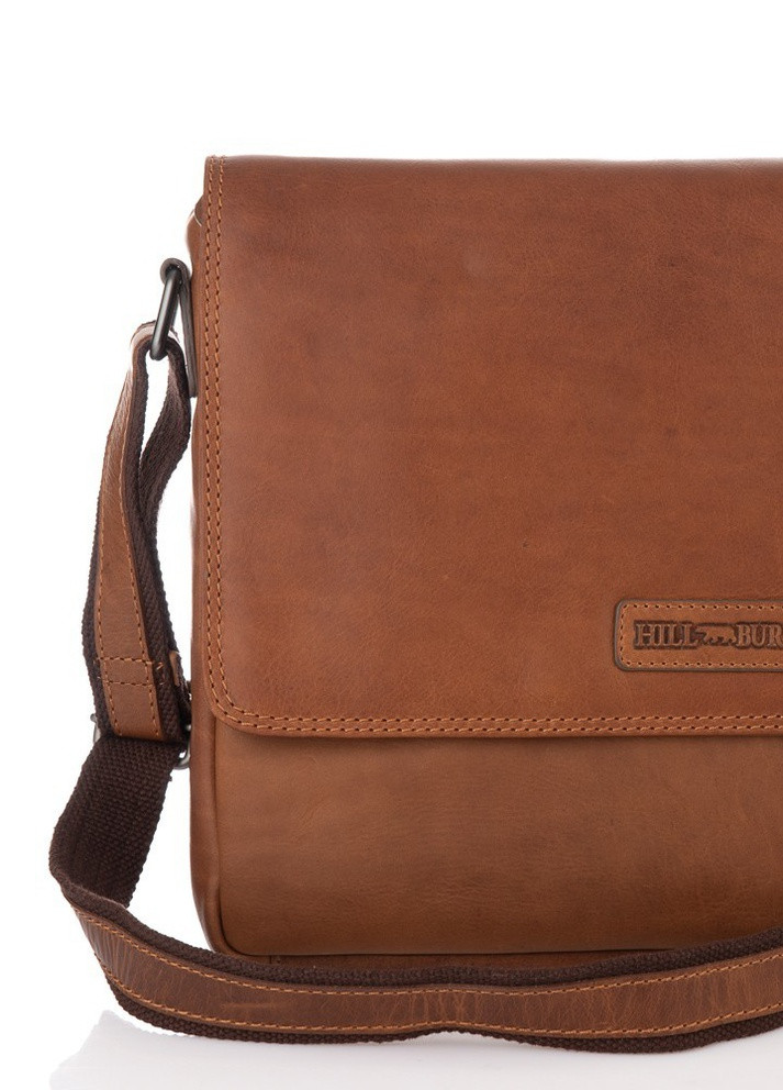 Чоловіча шкіряна сумка месенджер 26х23х7 см HILL BURRY (258363785)