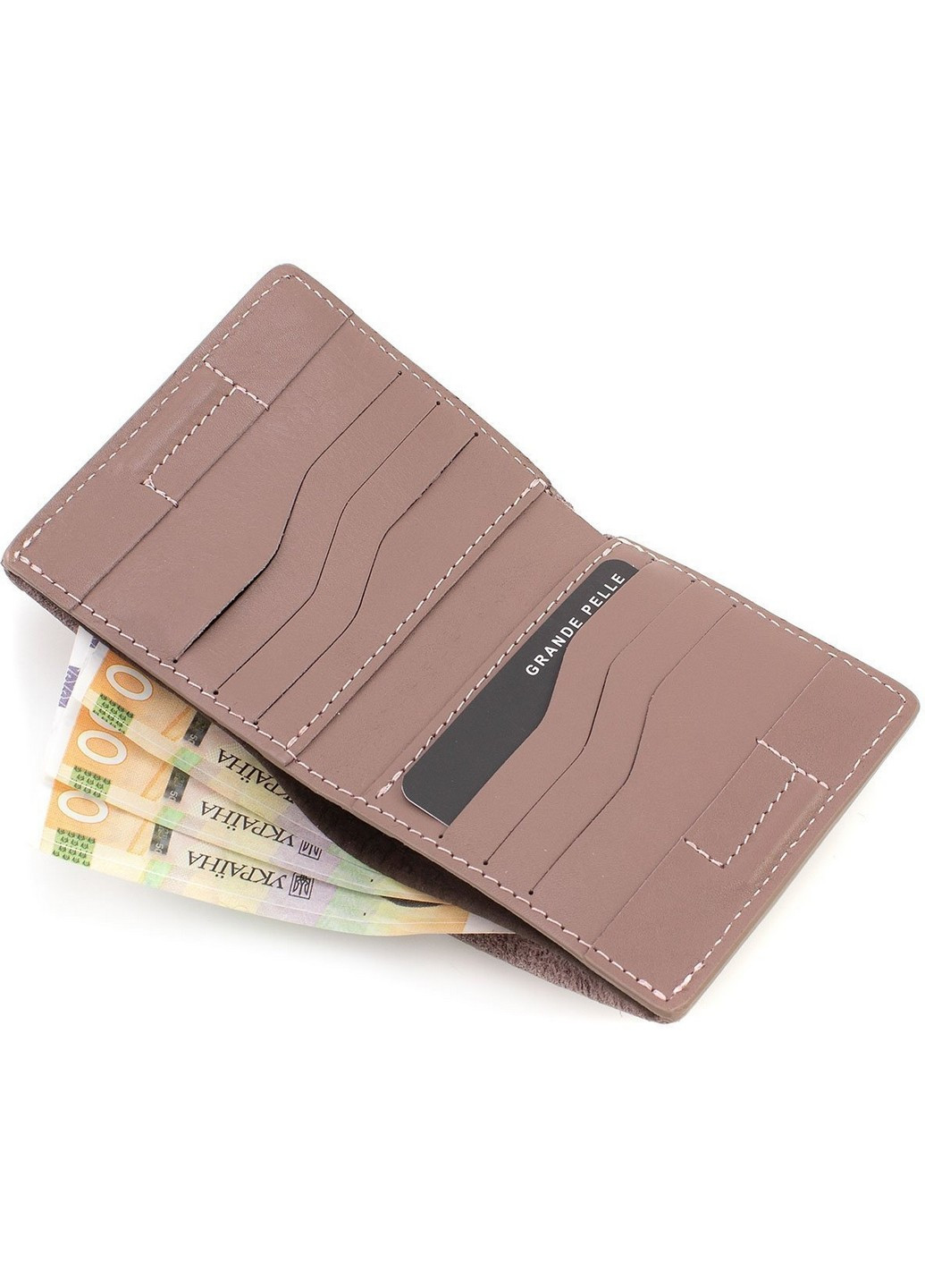 Жіночий шкіряний гаманець 11,5х11,5х3 см Grande Pelle (258362893)