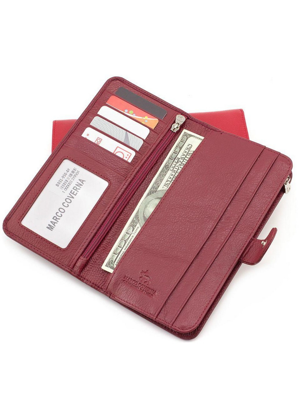 Жіночий шкіряний гаманець 19х10х2,5 см Marco (258362839)