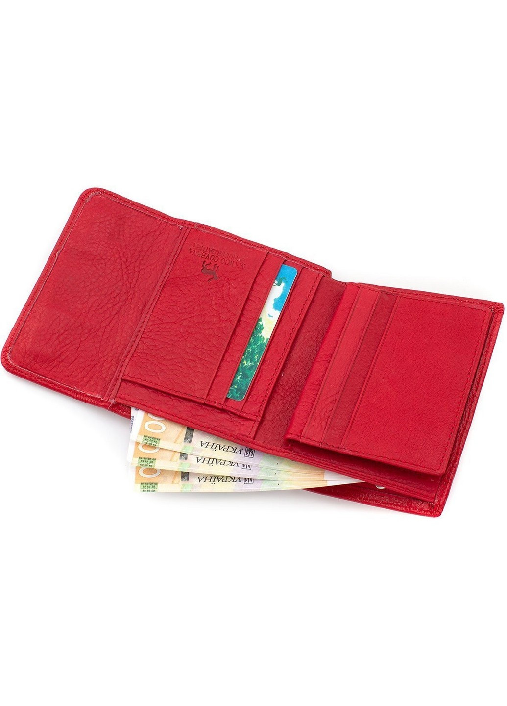 Жіночий шкіряний гаманець 12х10х2,5 см Marco (258362830)