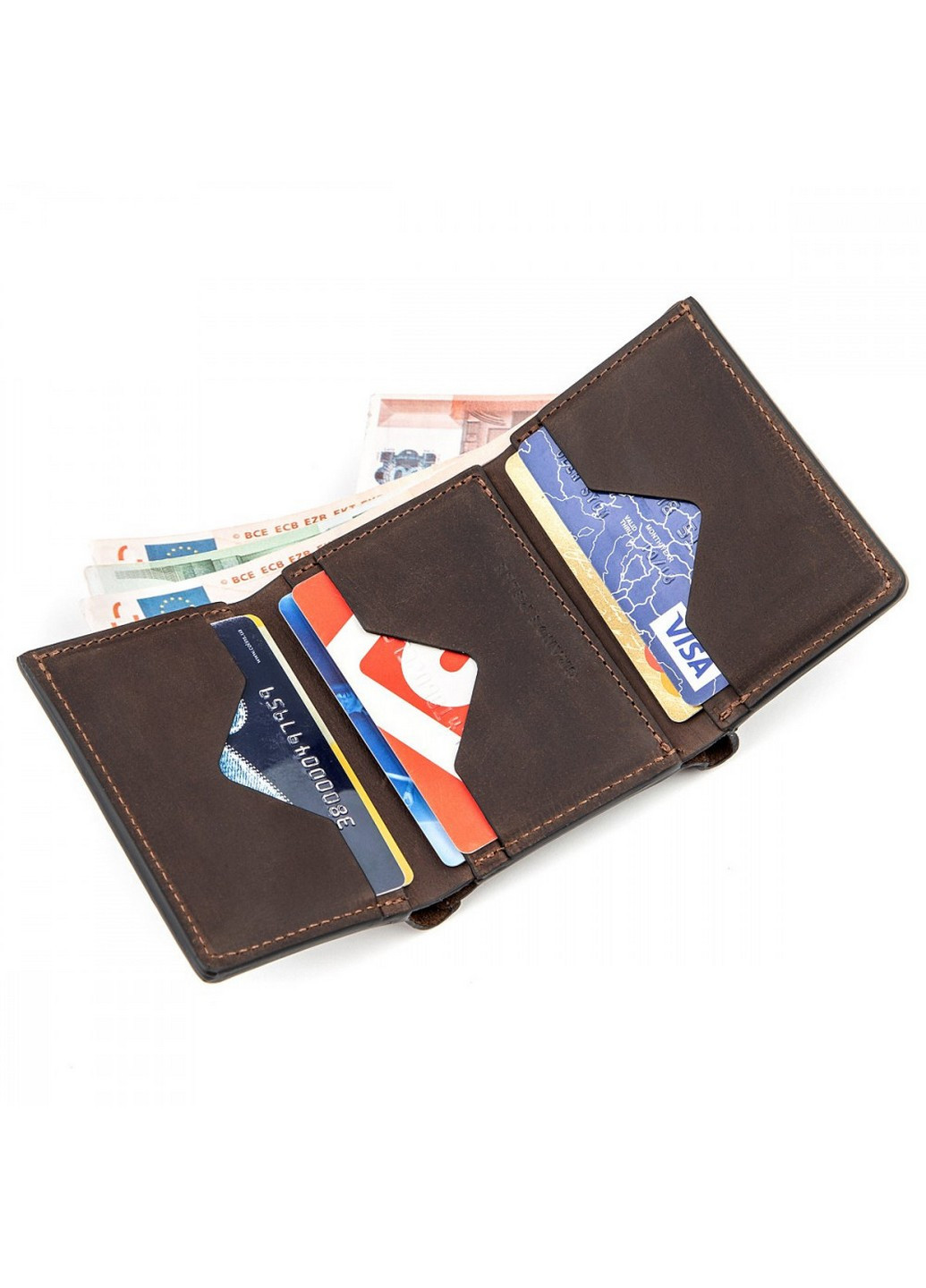 Жіночий шкіряний гаманець 10х8х2 см Grande Pelle (258362868)