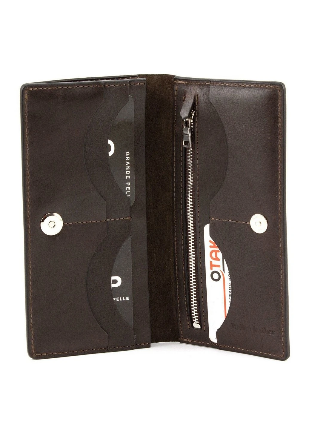 Мужское кожаное портмоне 19,5х10х2,5 см Grande Pelle (258362910)