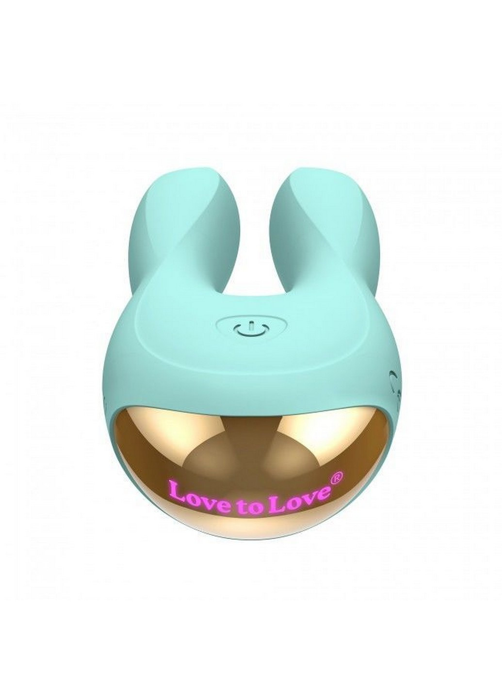 Вибратор-кролик Hear Me Menthe с двумя моторчиками и разноцветной LED-подсветкой Love To Love (258352764)