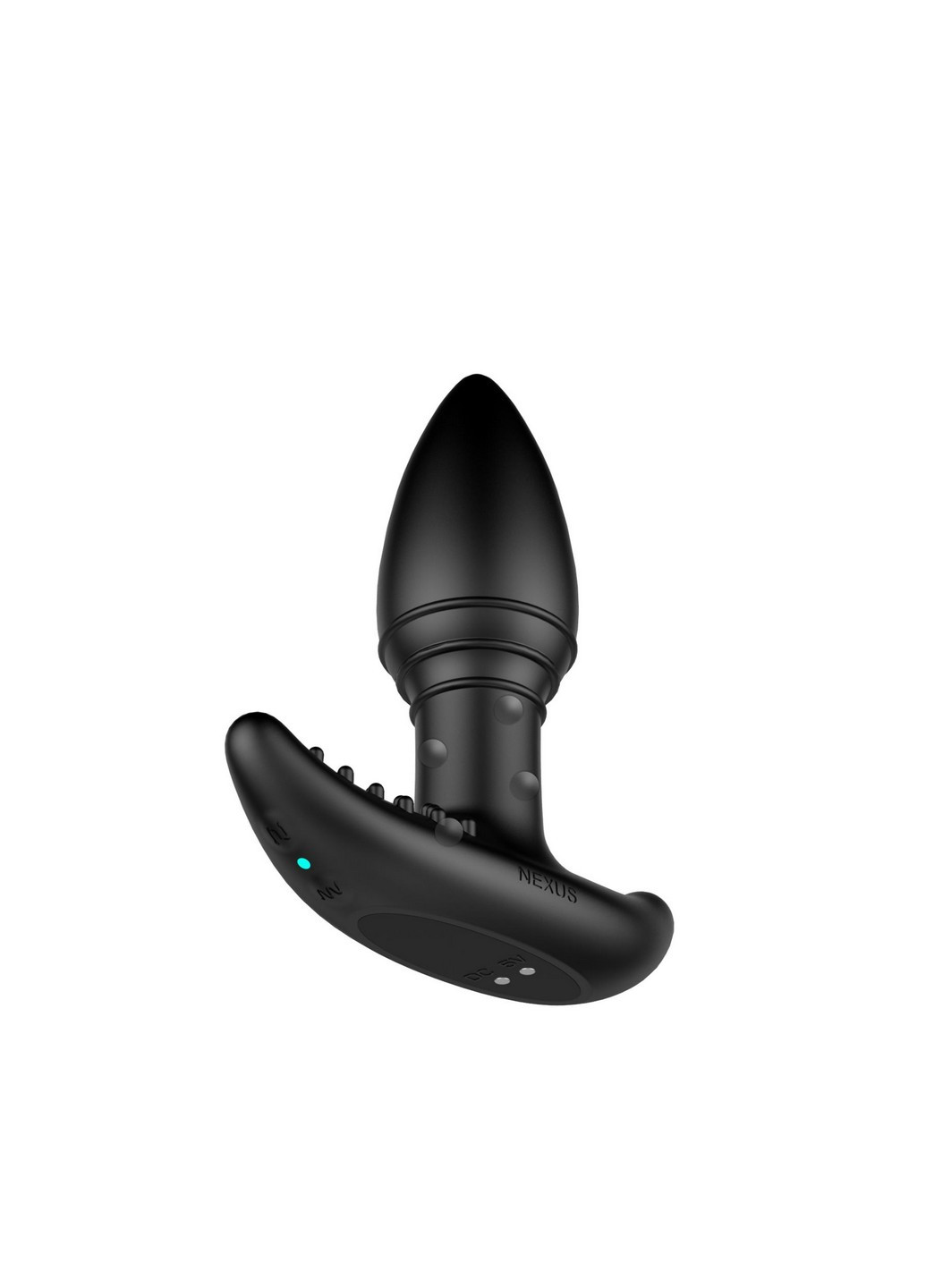 Анальна вібропробка B-stroker з масажними намистинами на ніжці з пультом Д/У Nexus (258353585)