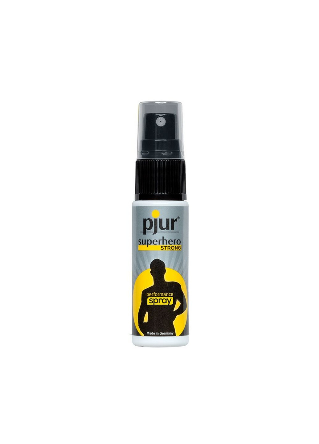 Пролонгирующий спрей Superhero Strong Spray, с экстрактом имбиря, впитывается в кожу Pjur (258352826)