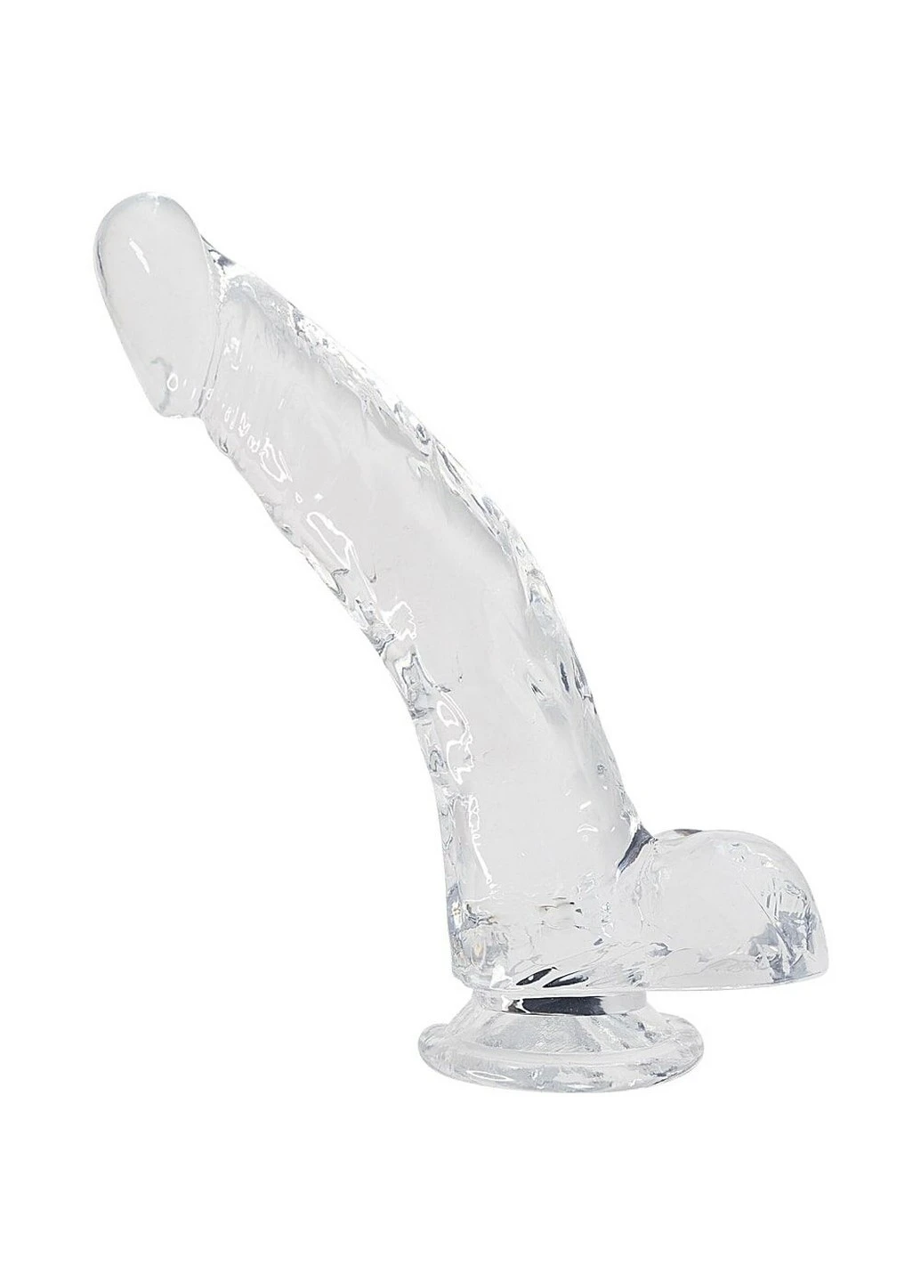Прозрачный фаллоимитатор Jelly Dildo Stallion, ТПЕ, присоска Alive (258353647)
