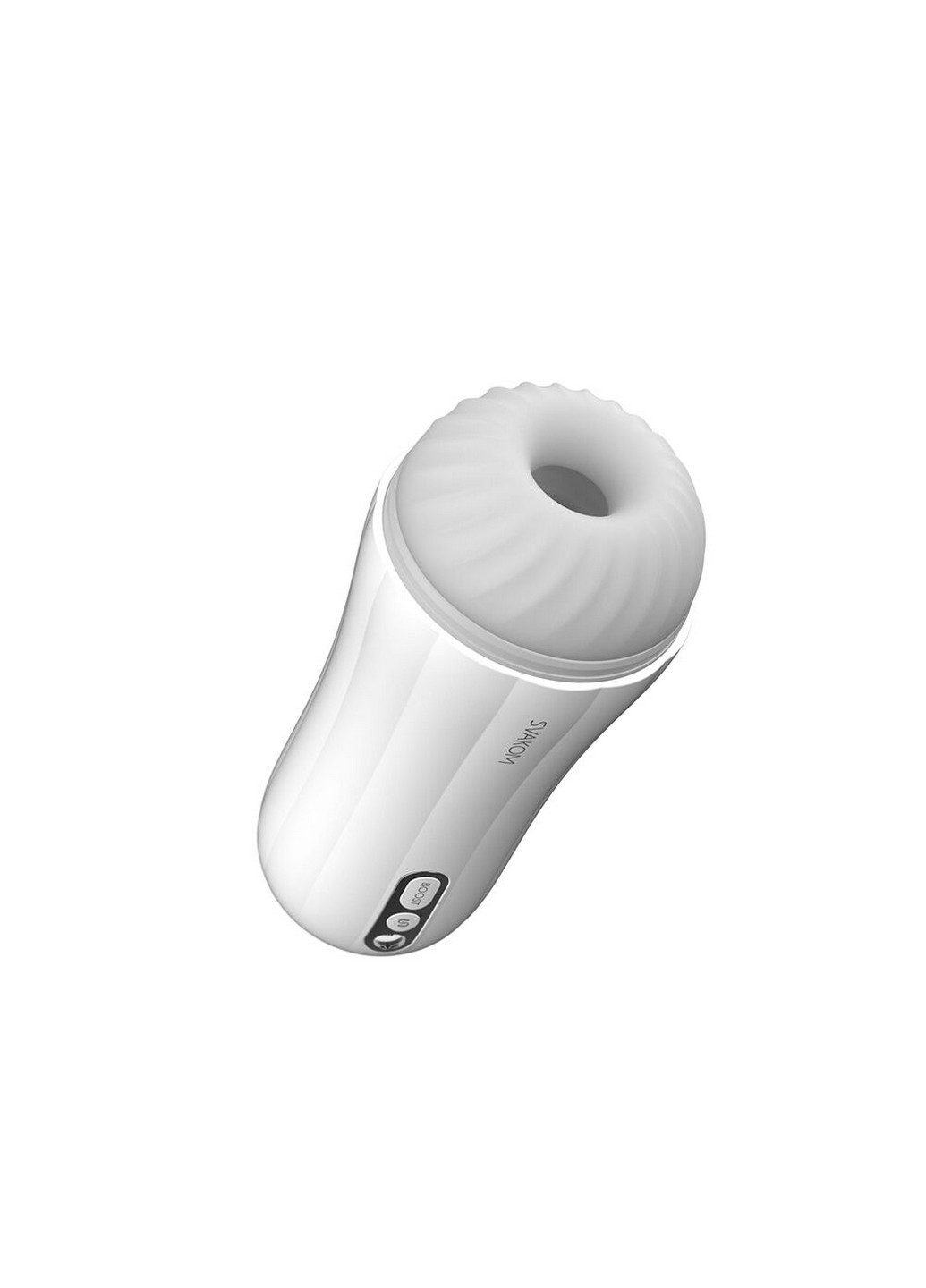 Мастурбатор с вибрацией Robin White, ультрамягкий рукав, функция Boost, LED экран Svakom (258353202)