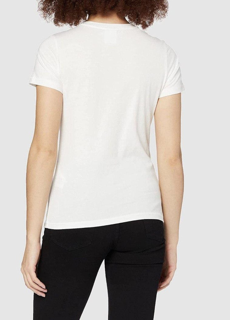 Белая летняя футболка женская оригинал размер м цвет белый сша (109713р) с коротким рукавом Champion