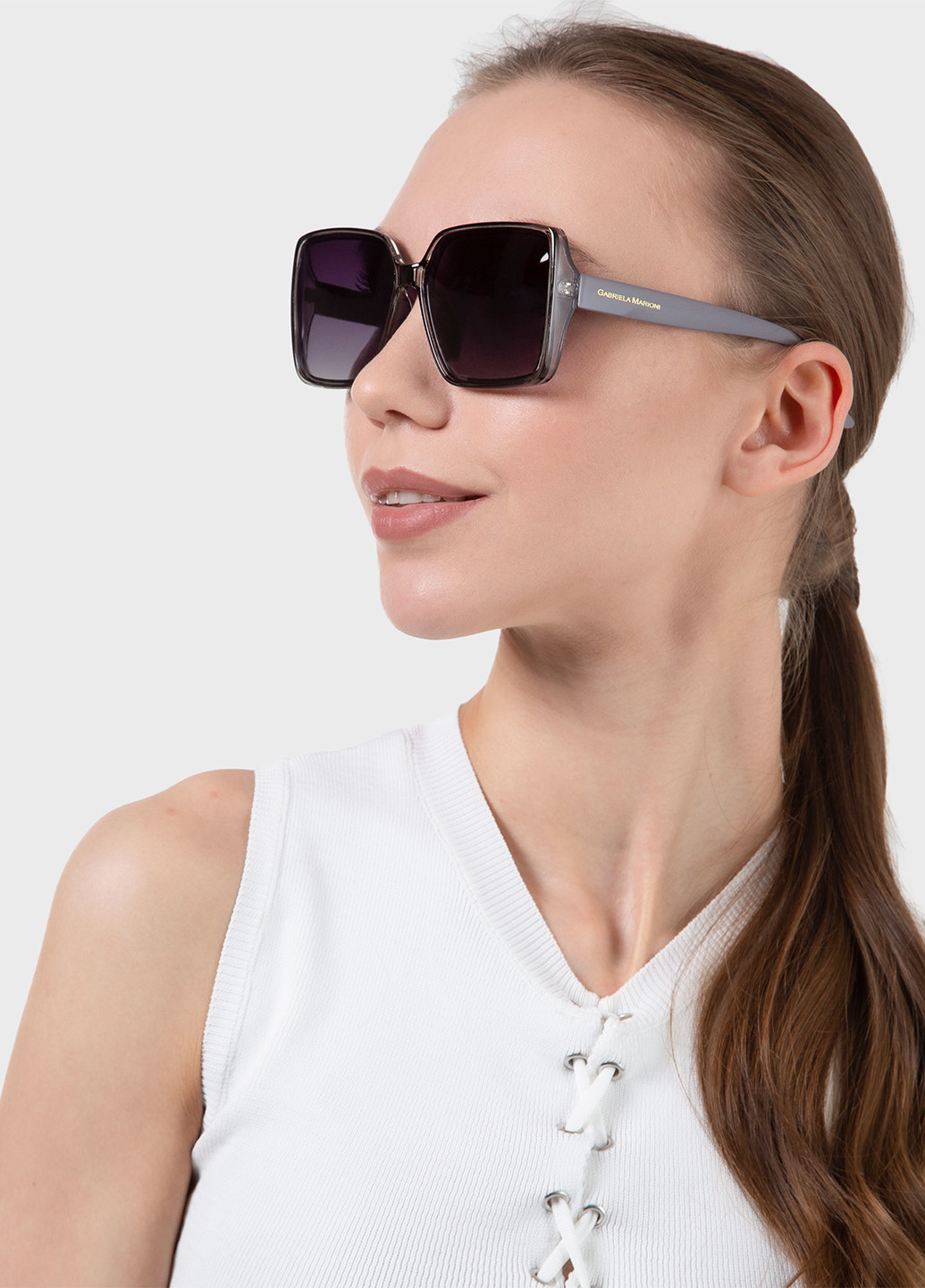 Жіночі сонцезахисні окуляри з поляризацією 5006 126016 Gabriela Marioni (258359854)