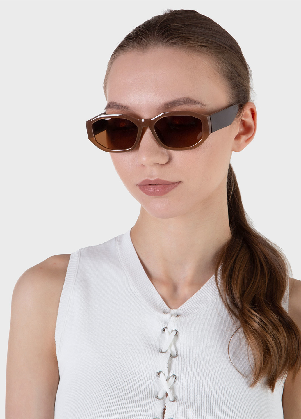 Женские солнцезащитные очки с поляризацией 5007 126020 Gabriela Marioni (258359839)