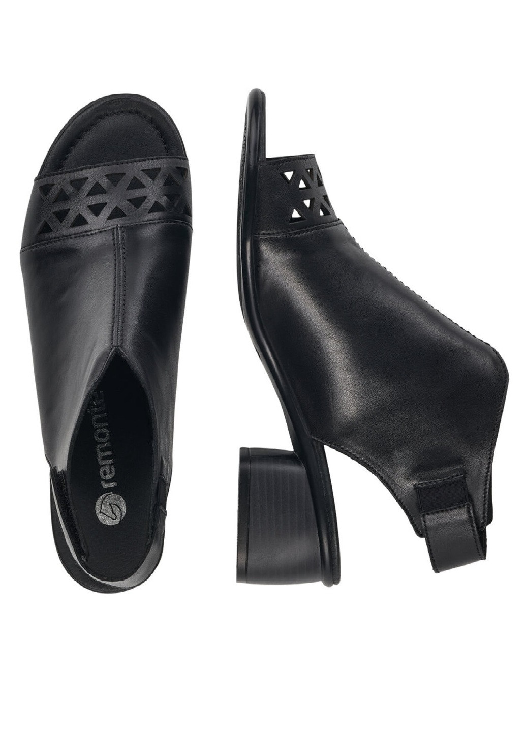 Черные босоножки Remonte