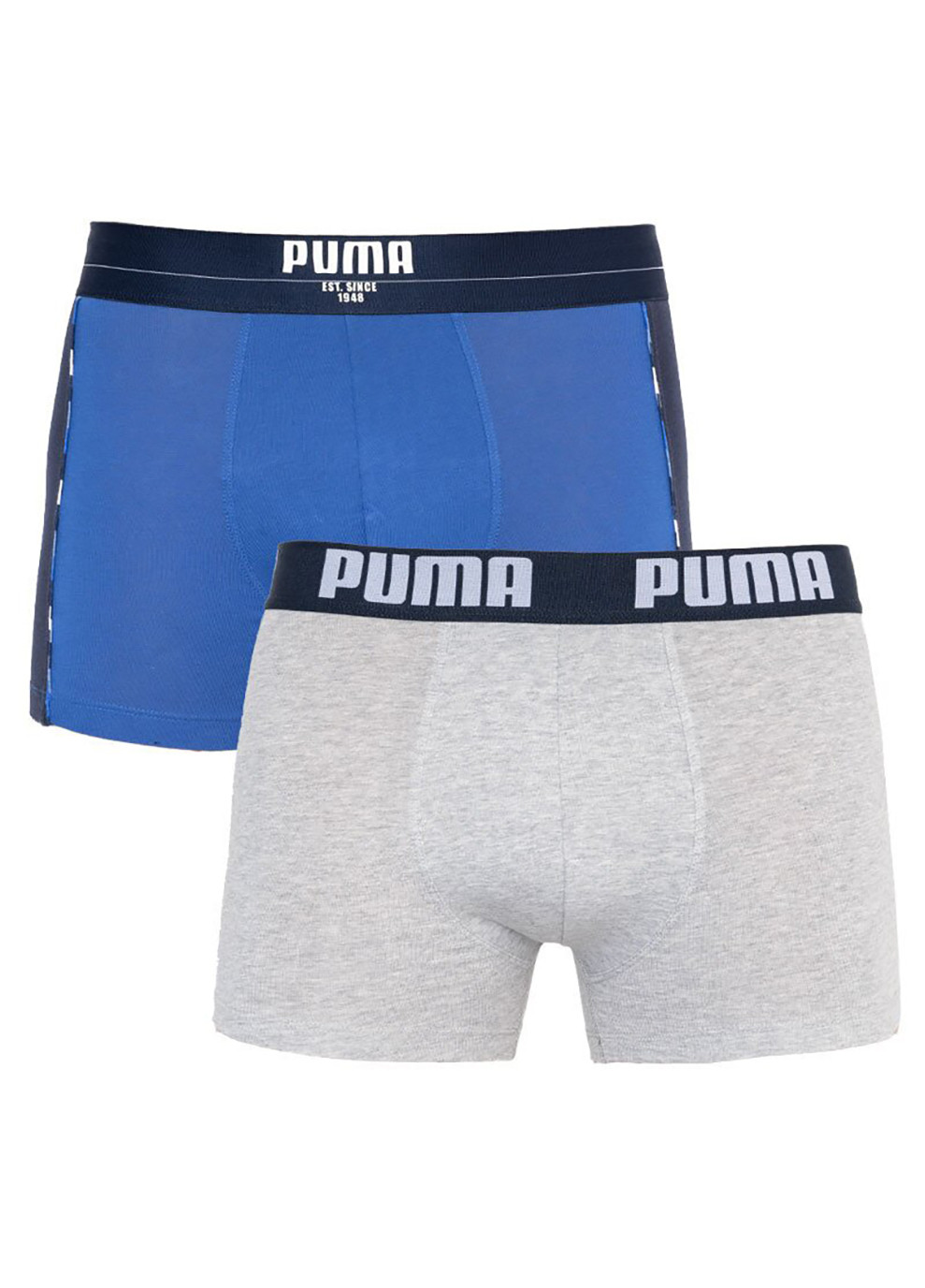 Труси-боксери Statement Boxer 2-pack S blue/gray Puma трусы-боксеры (258402866)