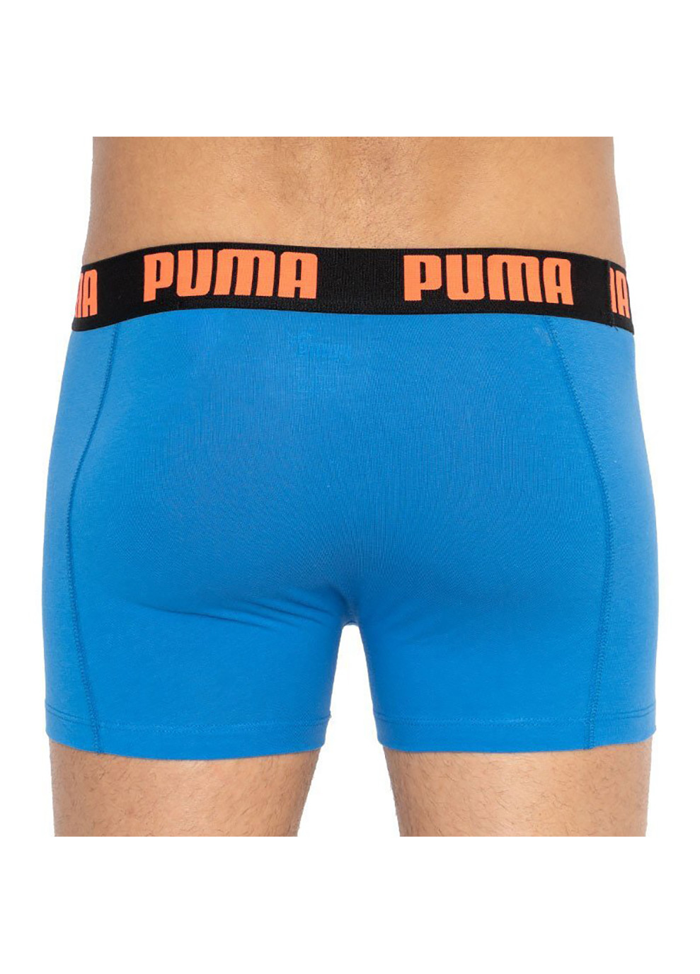Труси-боксери Statement Boxer 2-pack S black/blue Puma Трусы-боксеры (258402856)