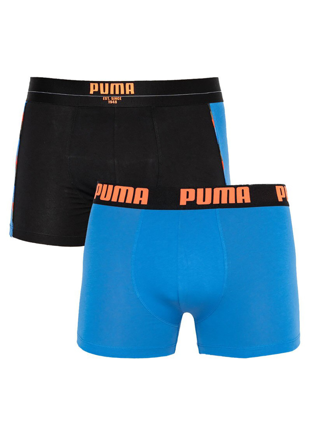 Труси-боксери Statement Boxer 2-pack S black/blue Puma Трусы-боксеры (258402856)