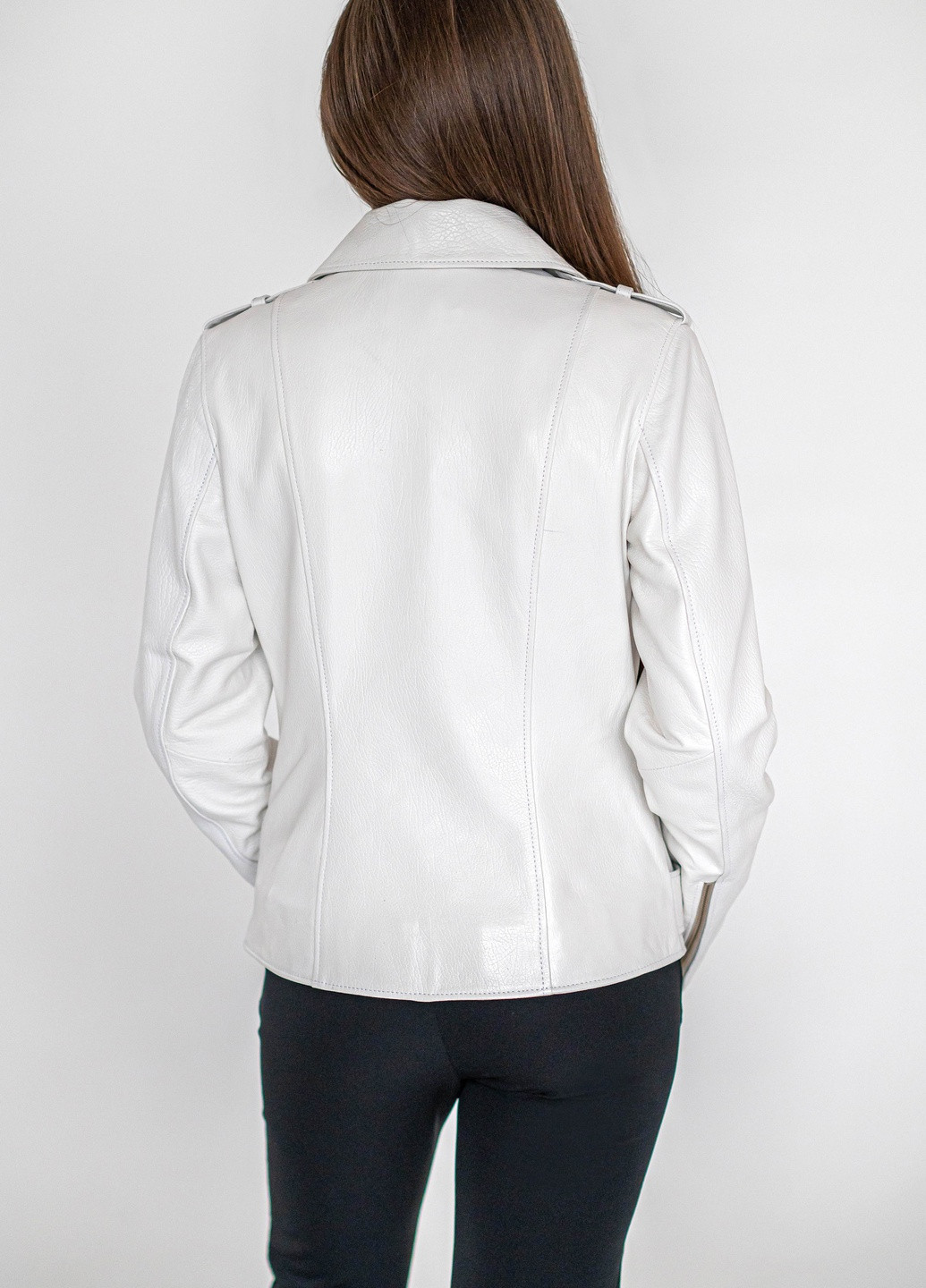 Белая демисезонная куртка Fabio Monti