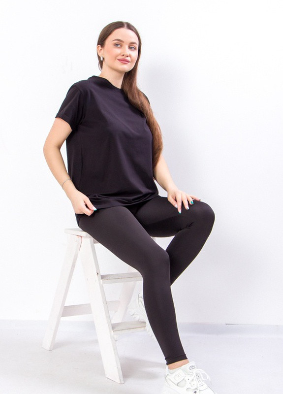 Черные демисезонные лосини жіночі чорний носи своє (8125-079-2-v0) Носи своє