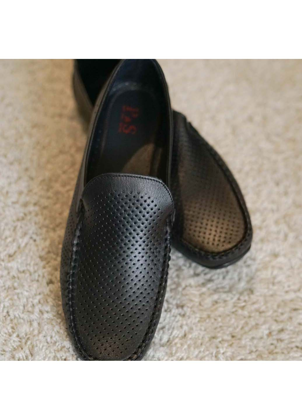Черные мокасины Prime Shoes