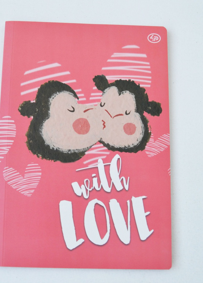 Блокнот "With love", four 40 арк. формат А5 902231 4PROFI (258525916)