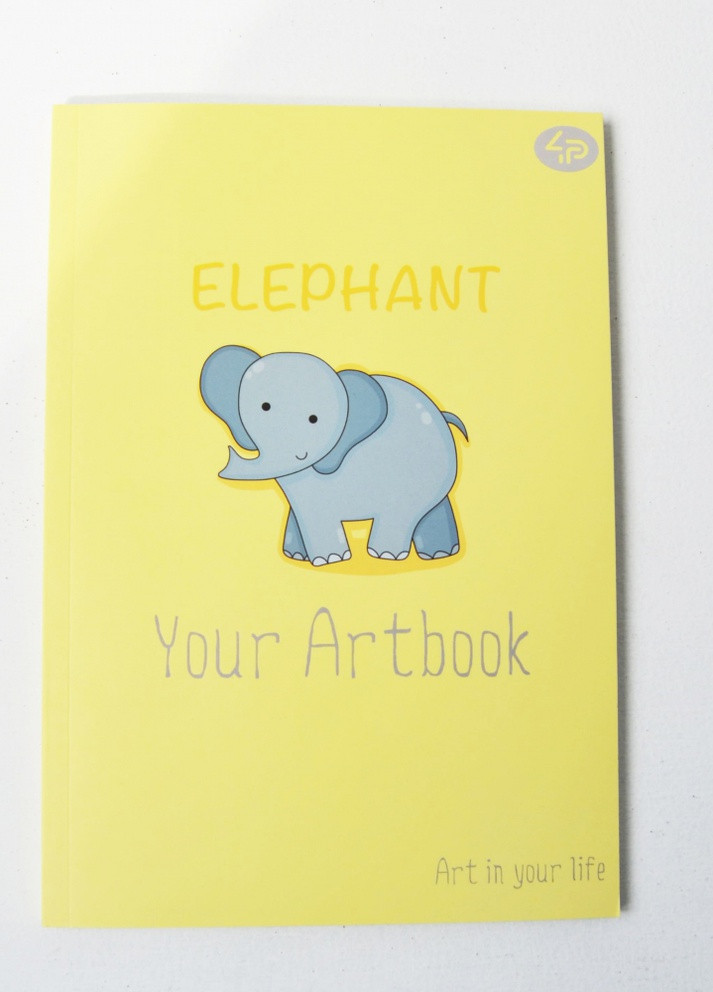 Блокнот Artbook elephant 48 листов формат А5 902309 4PROFI (258526066)