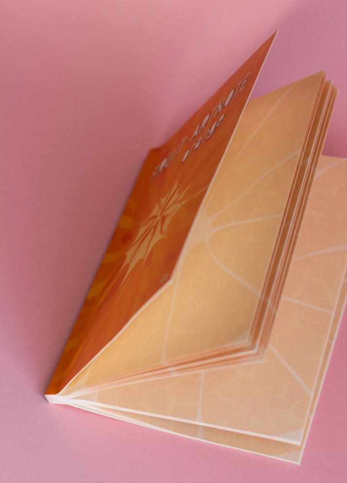 Блокнот "Frutti note", orange 40 листов формат А5 902613 4PROFI (258525666)