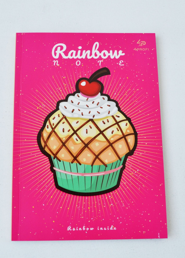 Блокнот "Artbook Rainbow " Cake" peach 48 арк. формат А5 901227 4PROFI (258525734)