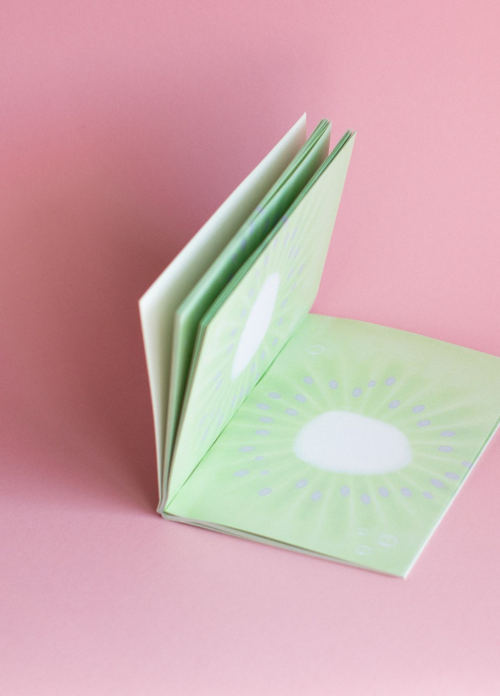 Блокнот "Frutti note", kiwi 40 листов формат А5 902606 4PROFI (258525760)