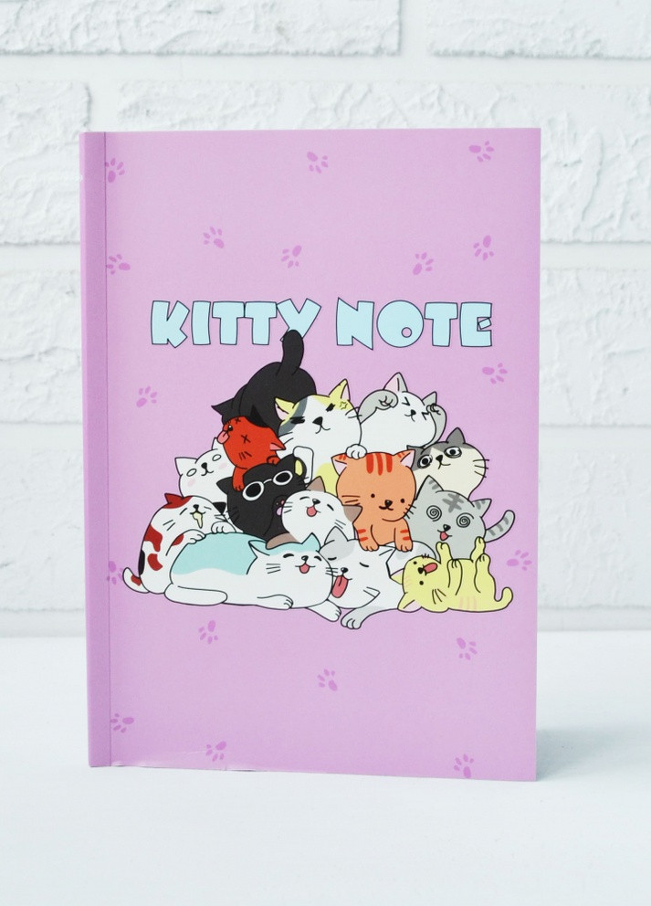 Блокнот "Kitty note", lilac 40 листов формат A5 900077 4PROFI (258525633)