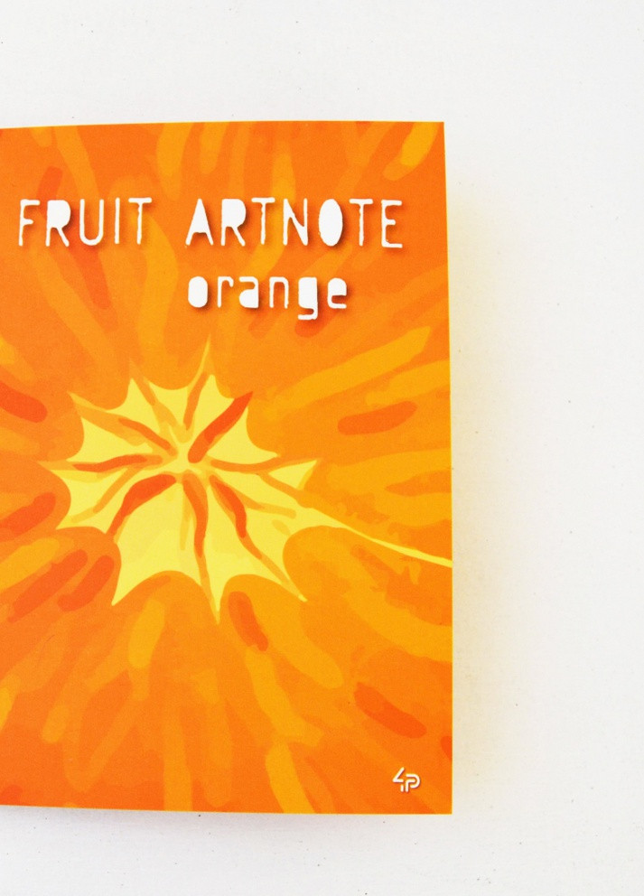 Блокнот "Frutti note", orange 40 листов формат В6 902651 4PROFI (258525616)