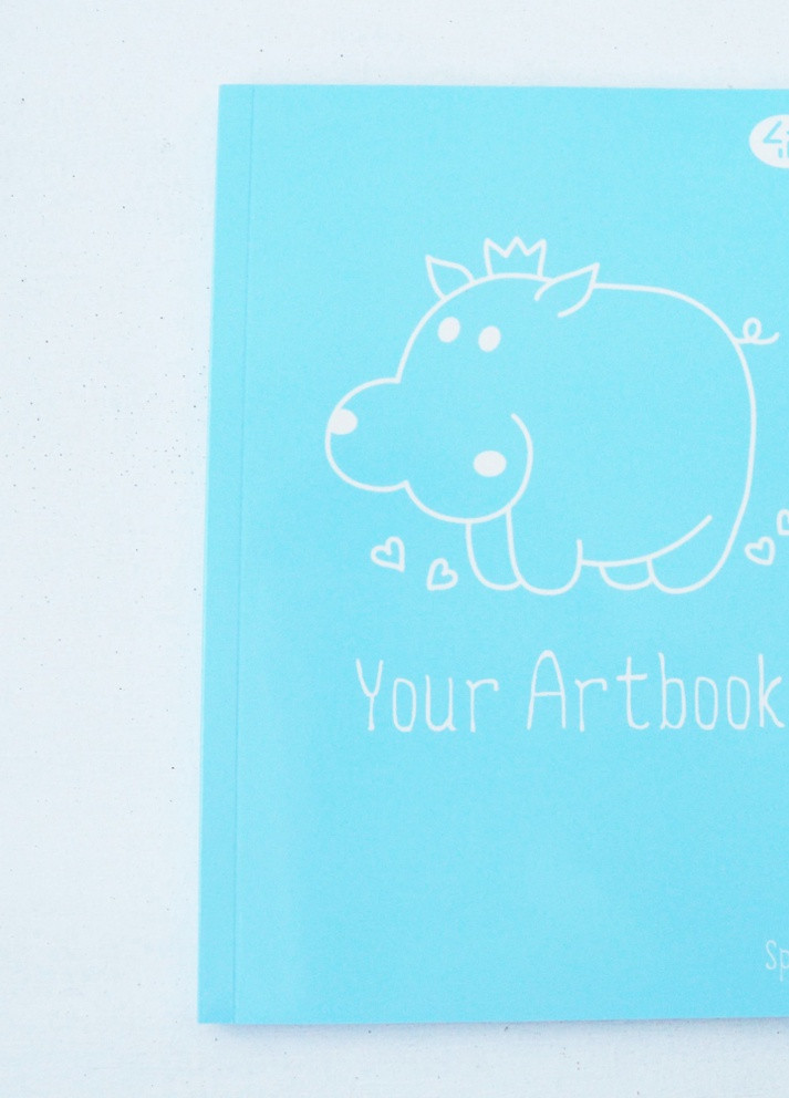 Блокнот Artbook "Spoony" hippo 40 листов формат B6 902781 4PROFI (258525903)