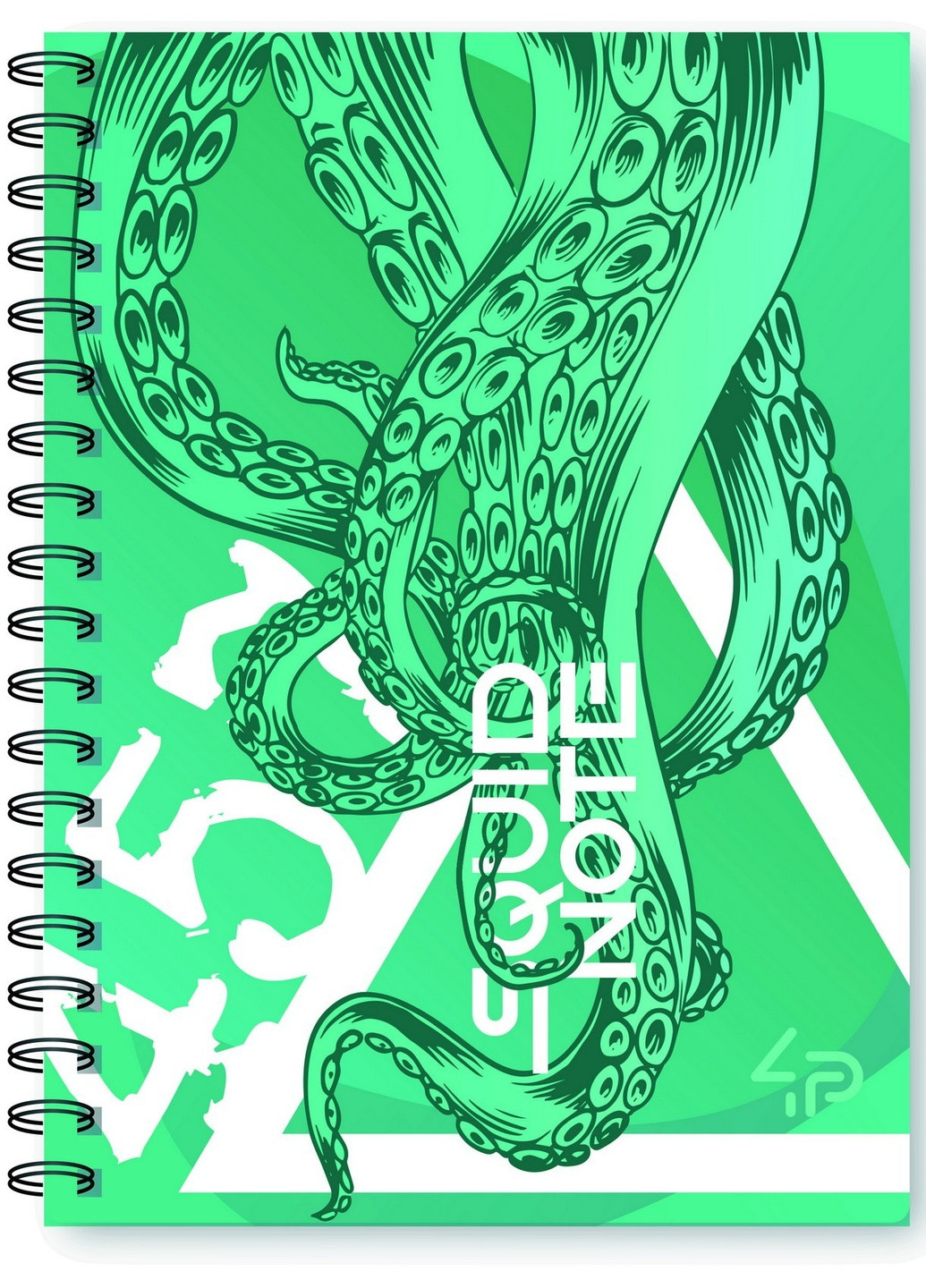 Блокнот "Squid note" green 48 арк. формат А5 905157 4PROFI (258525646)