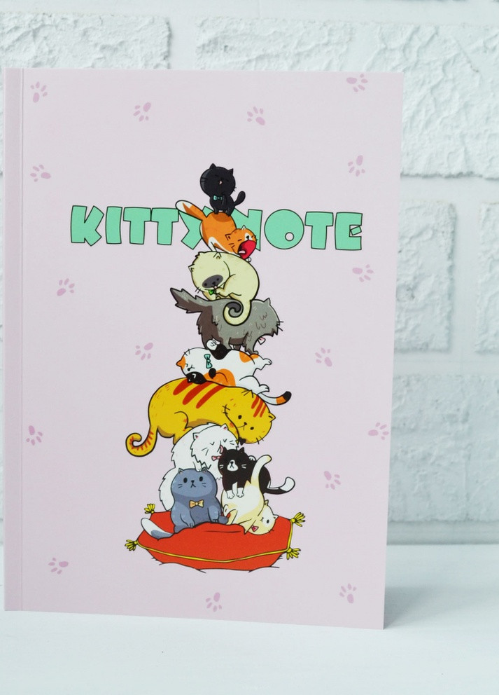 Блокнот "Kitty note", light pink 40 арк. формат A5 900053 4PROFI (258525690)