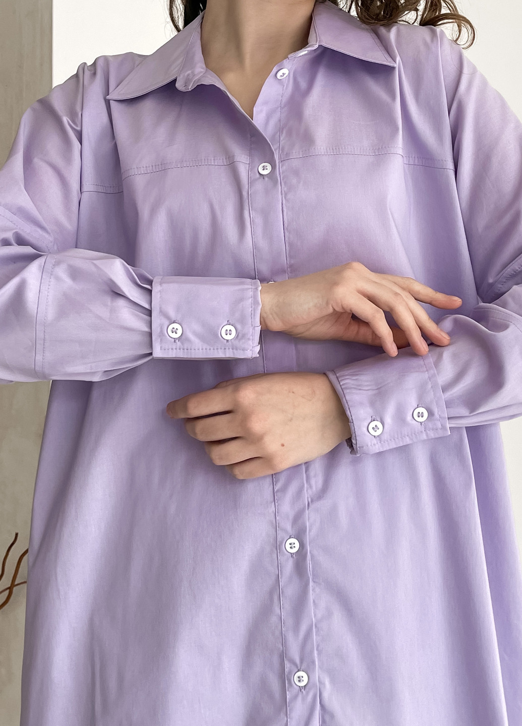 Оверсайз бавовняна сорочка жіноча Беліз 200000221 Merlini белиз (258412401)