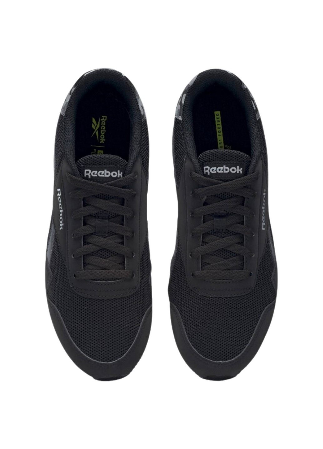 Черные демисезонные мужские повседневные кроссовки royal classic jogger 3 gw7777 Reebok