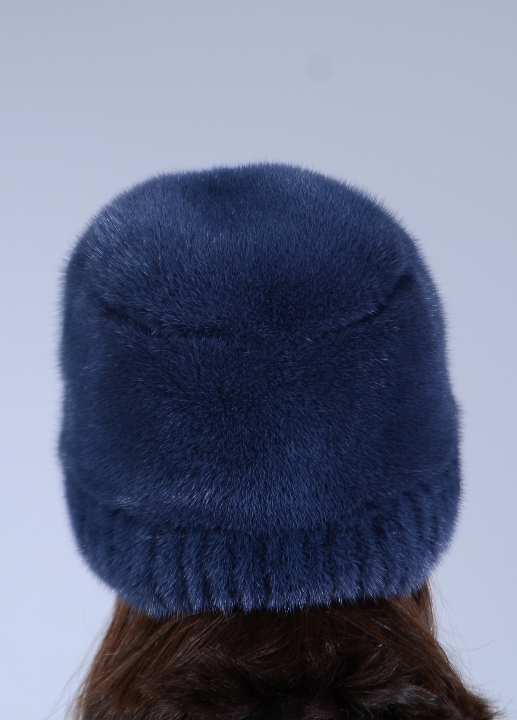 Жіноча зимова шапка Тюрбан із натурального хутра норки Меховой Стиль чалма (258413789)