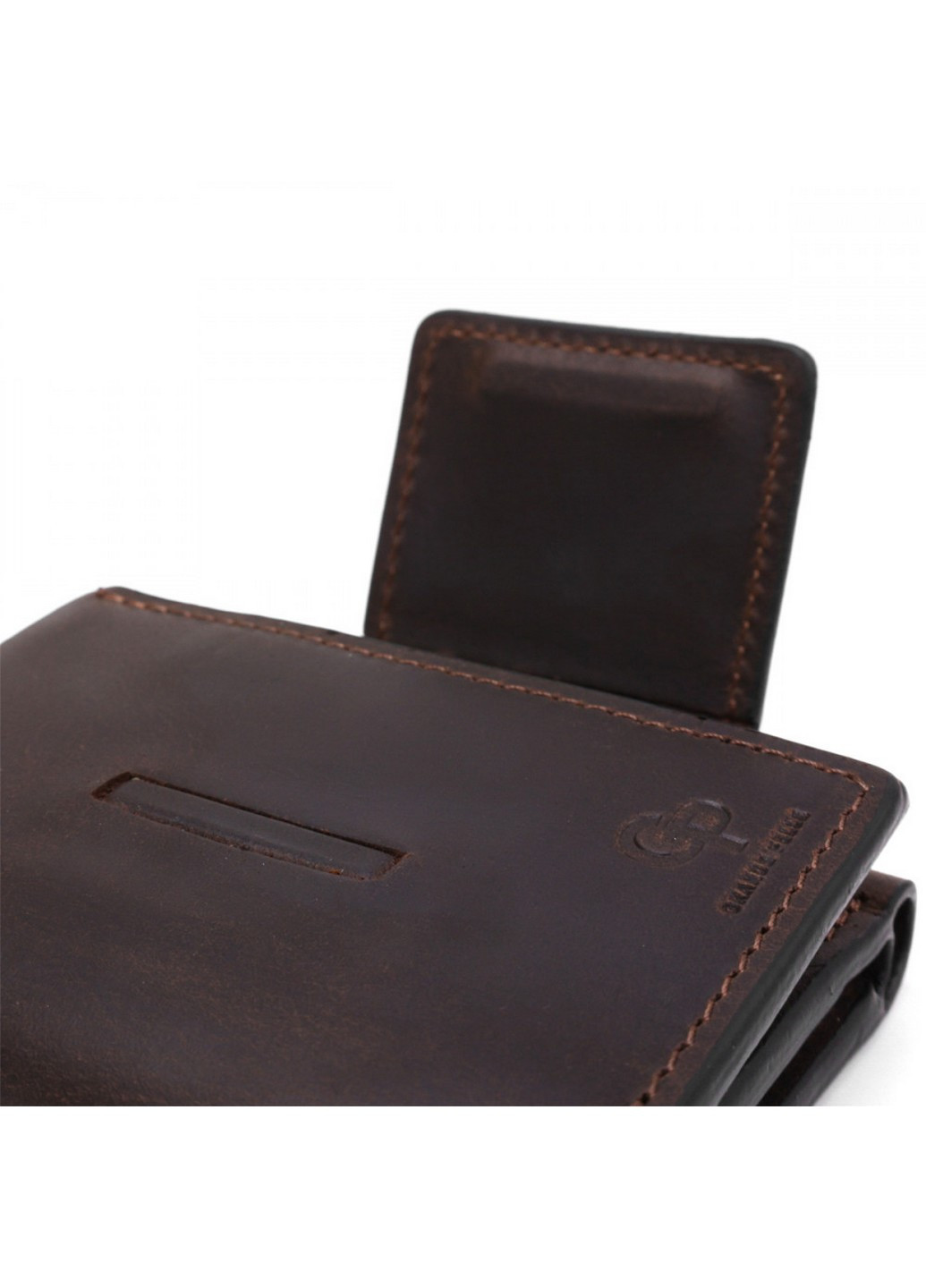 Стильный женский кошелек из кожи 10х8х2 см Grande Pelle (258414878)