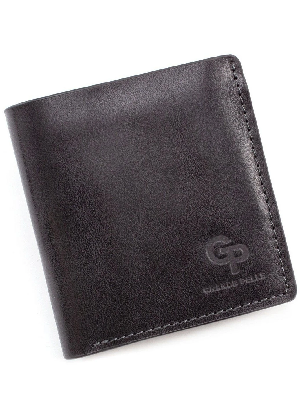 Стильне чоловіче портмоне зі шкіри 11,5х11,5х3 см Grande Pelle (258414877)
