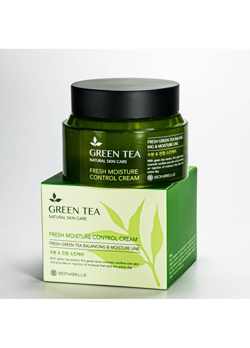 Крем зволожуючий для обличчя Green Tea Moisture Control Cream 80 мл ENOUGH (258415233)