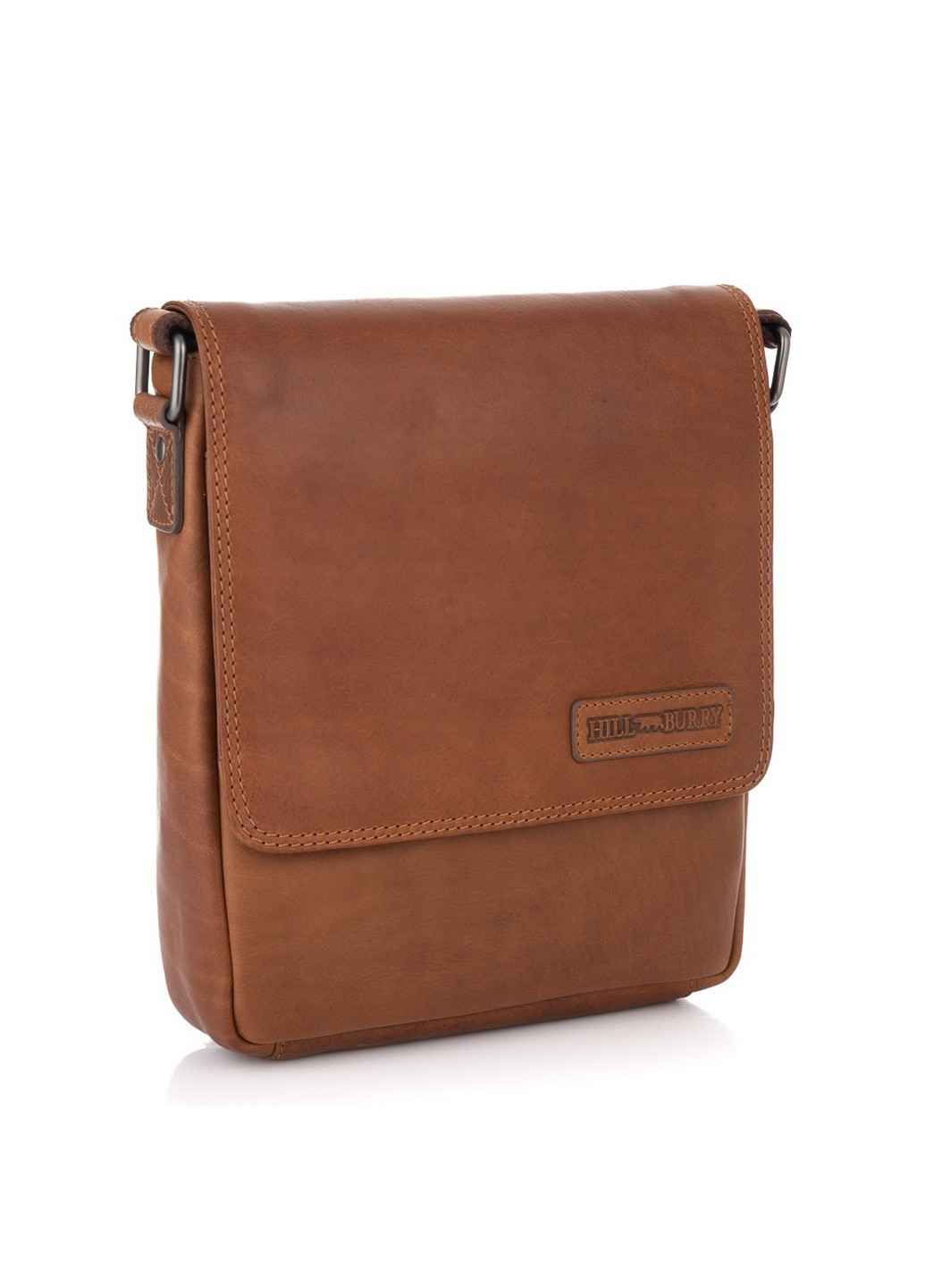 Стильна чоловіча сумка-месенджер зі шкіри 26х23х7 см HILL BURRY (258415223)