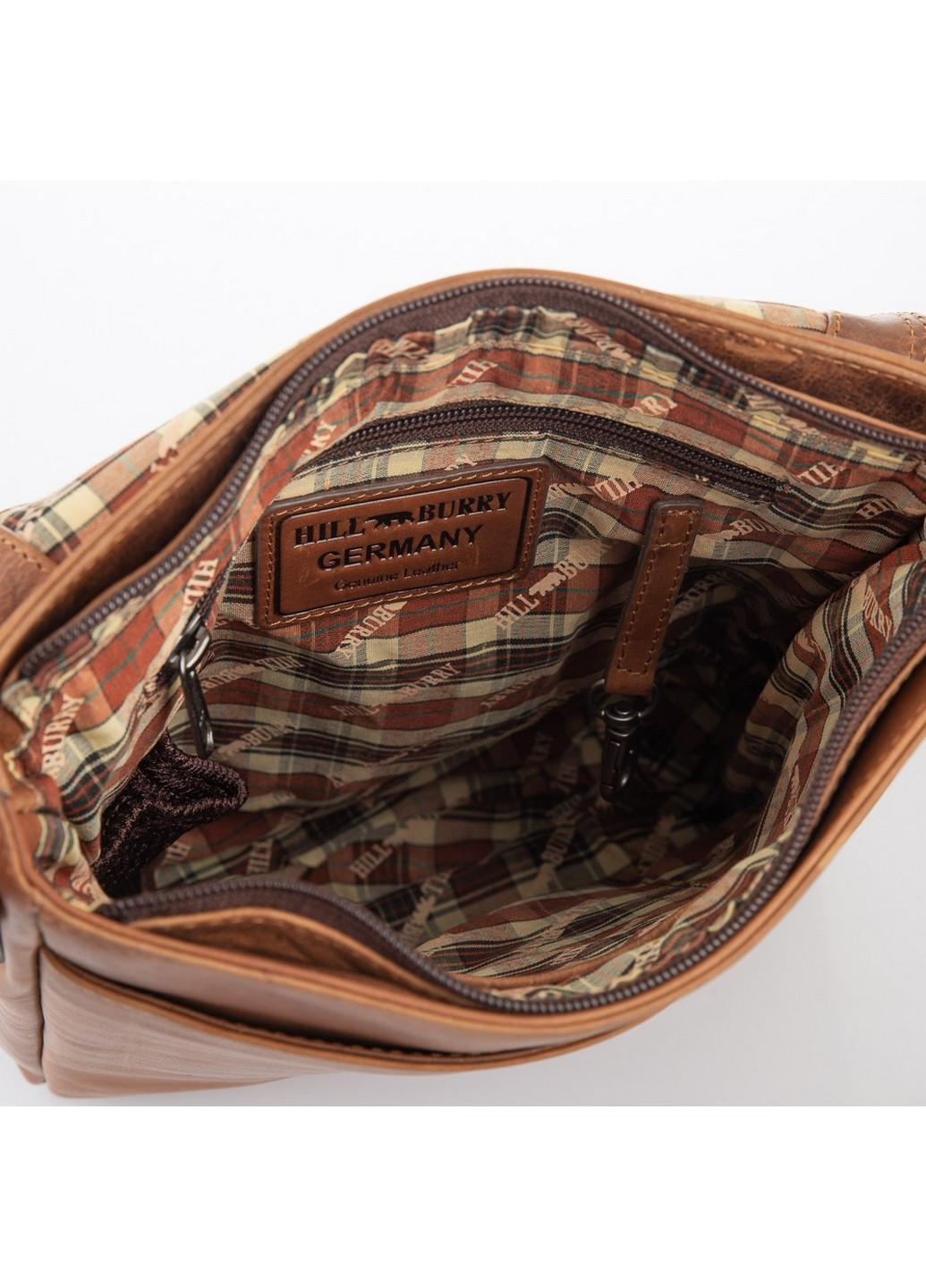 Стильна чоловіча сумка-месенджер зі шкіри 26х23х7 см HILL BURRY (258415223)