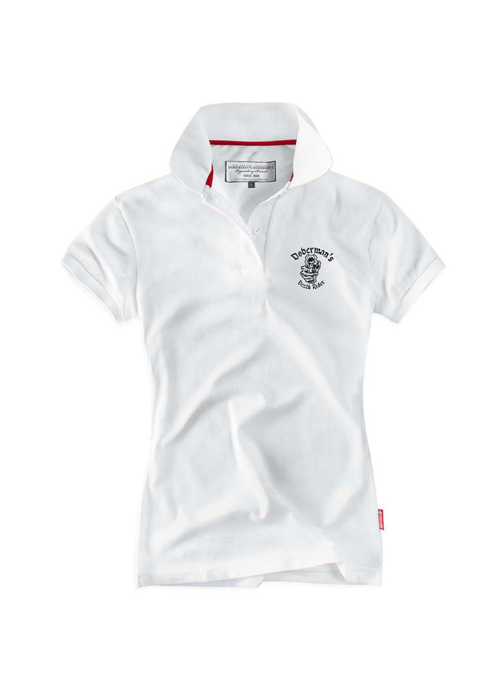 Белая женская футболка-футболка Dobermans Aggressive