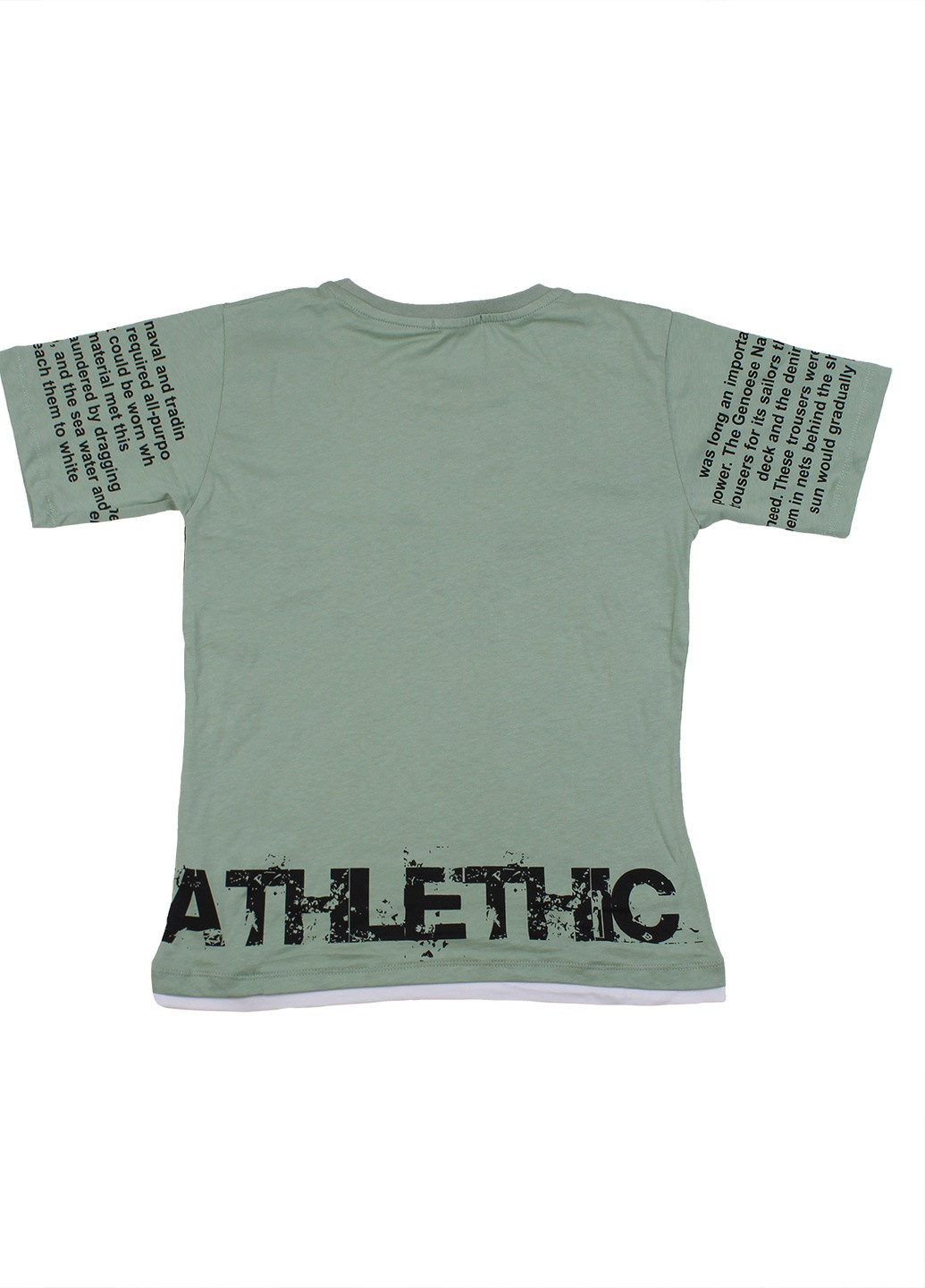 Оливкова літня футболка Haknur