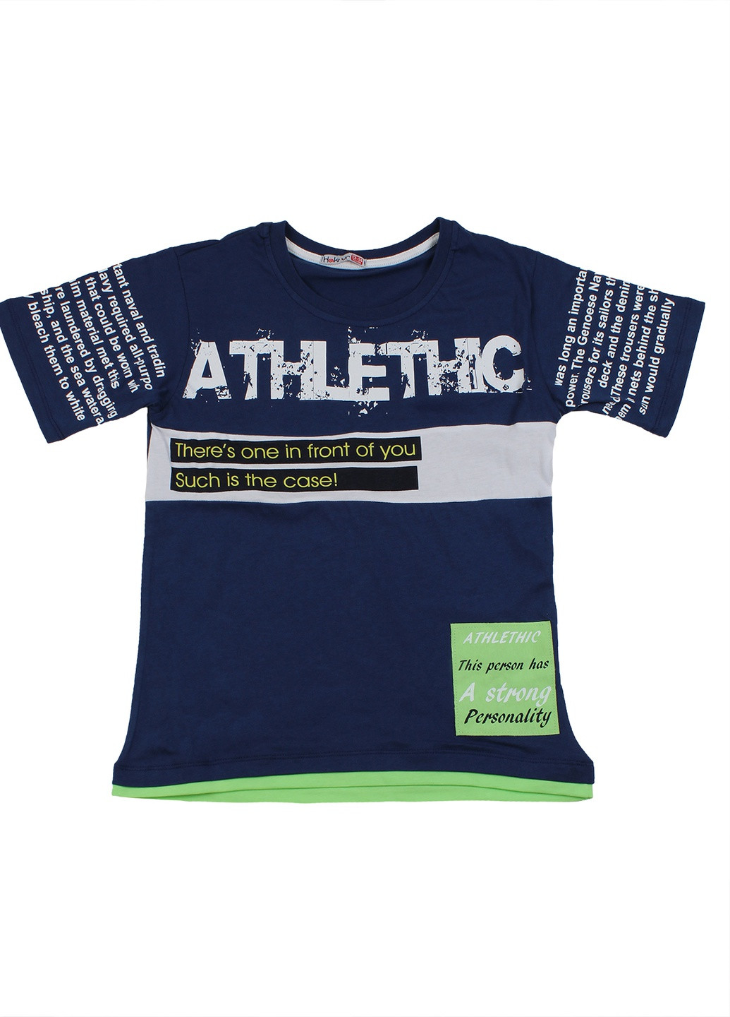 Синя літня футболка Haknur