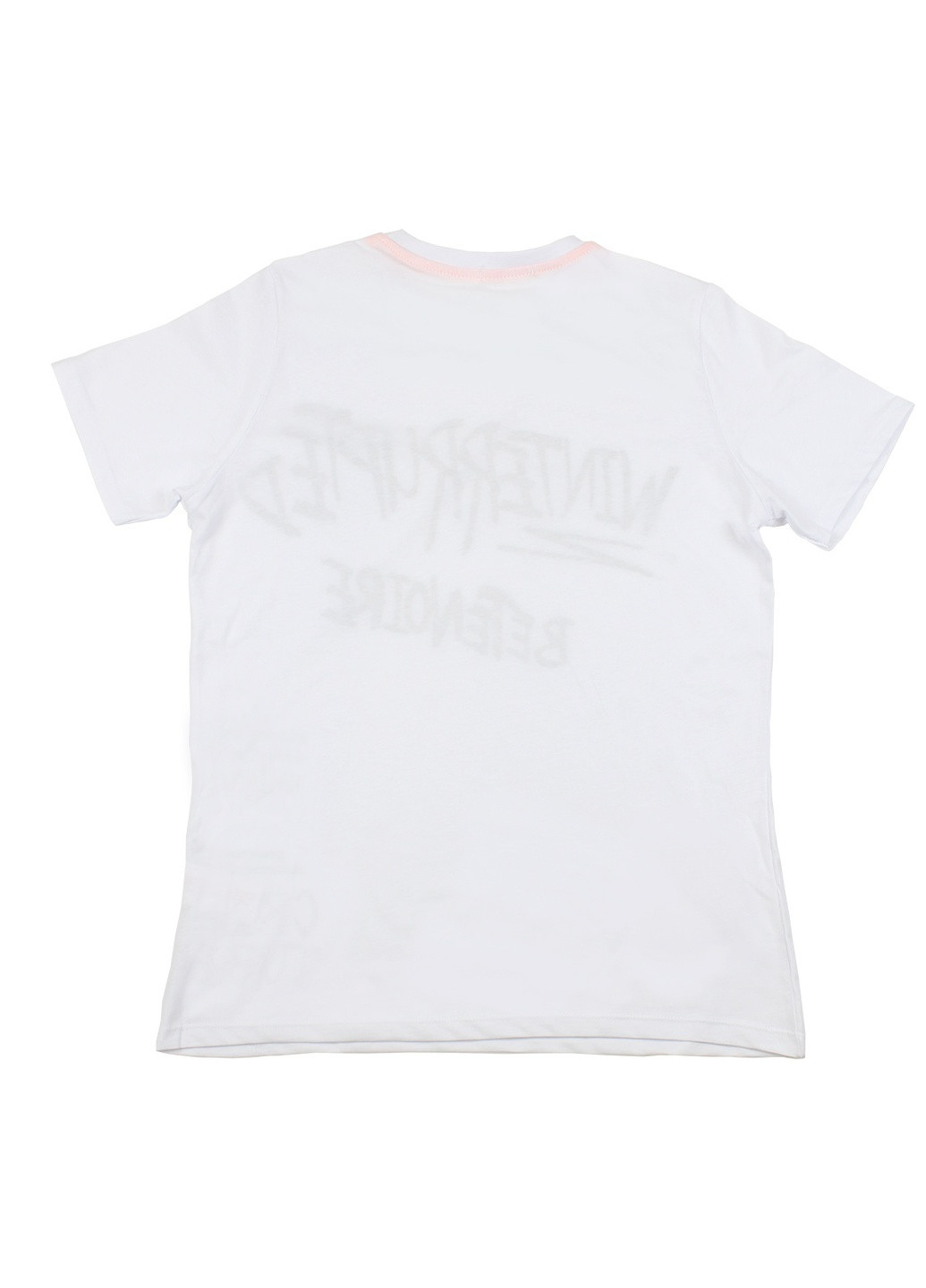 Белая летняя футболка Haknur