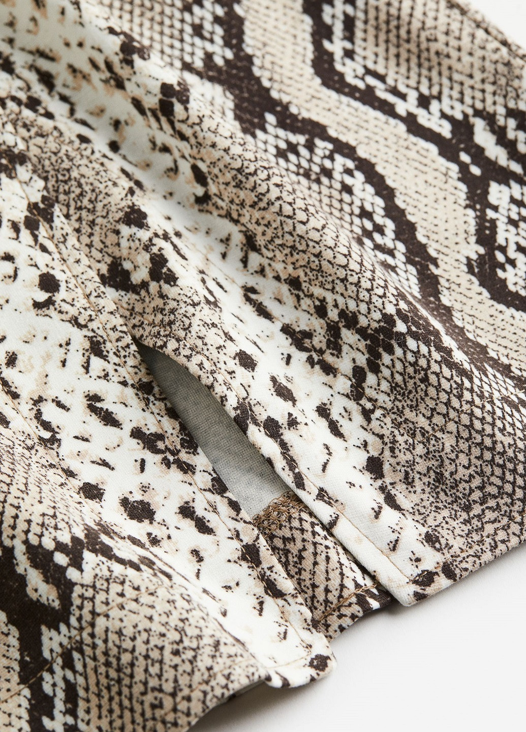 Серая кэжуал змеиный юбка H&M
