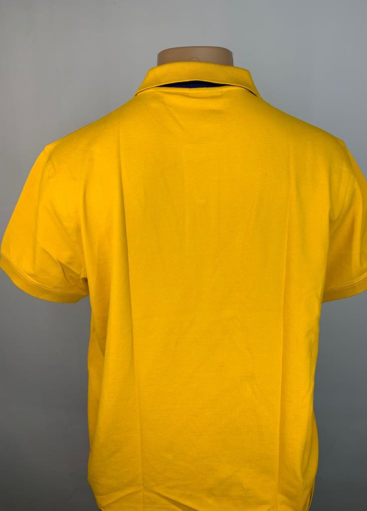 Желтая футболка polo с коротким рукавом Gant