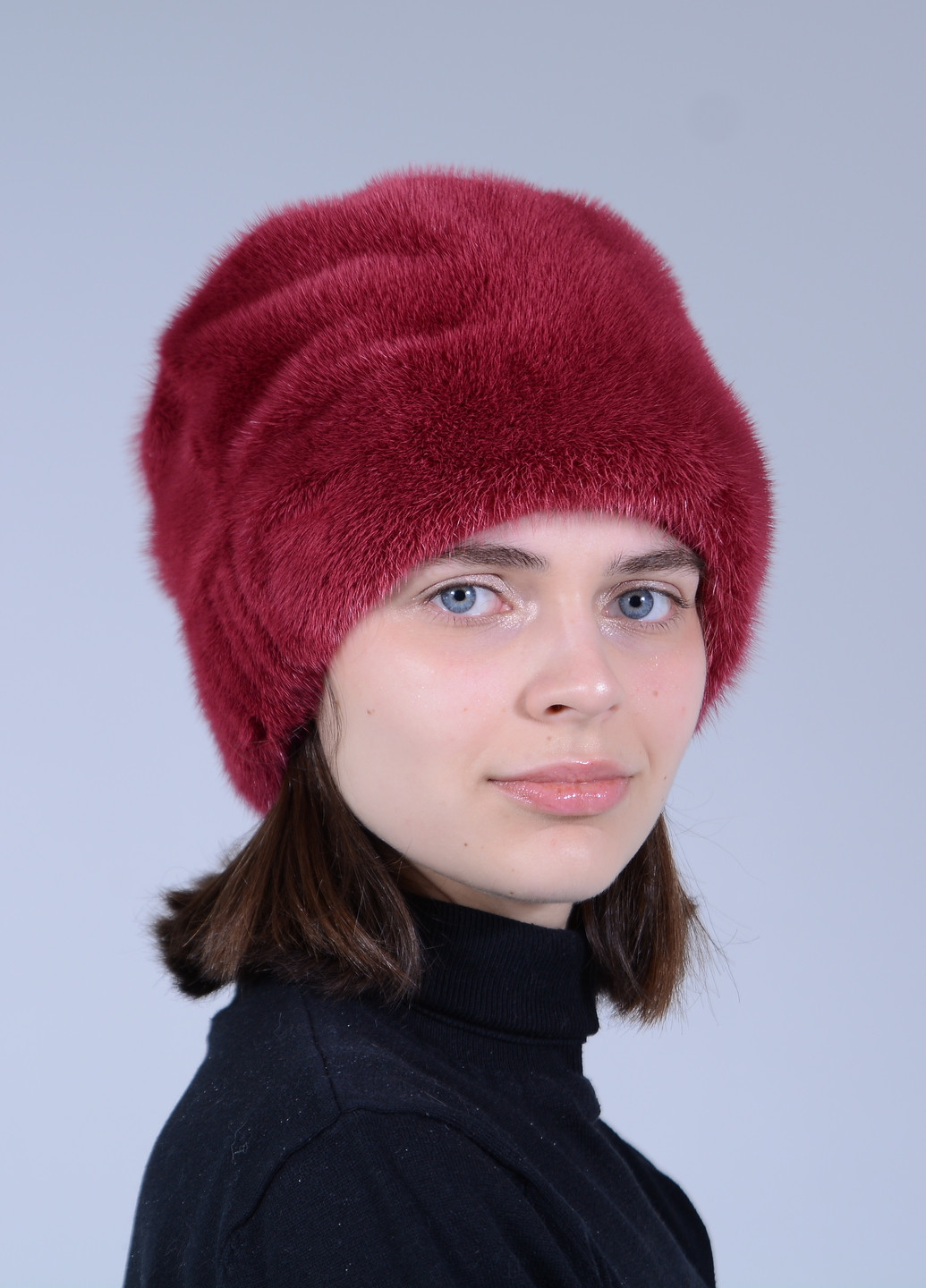 Норковая женская зимняя шапка кубанка Меховой Стиль ромашка (258459121)
