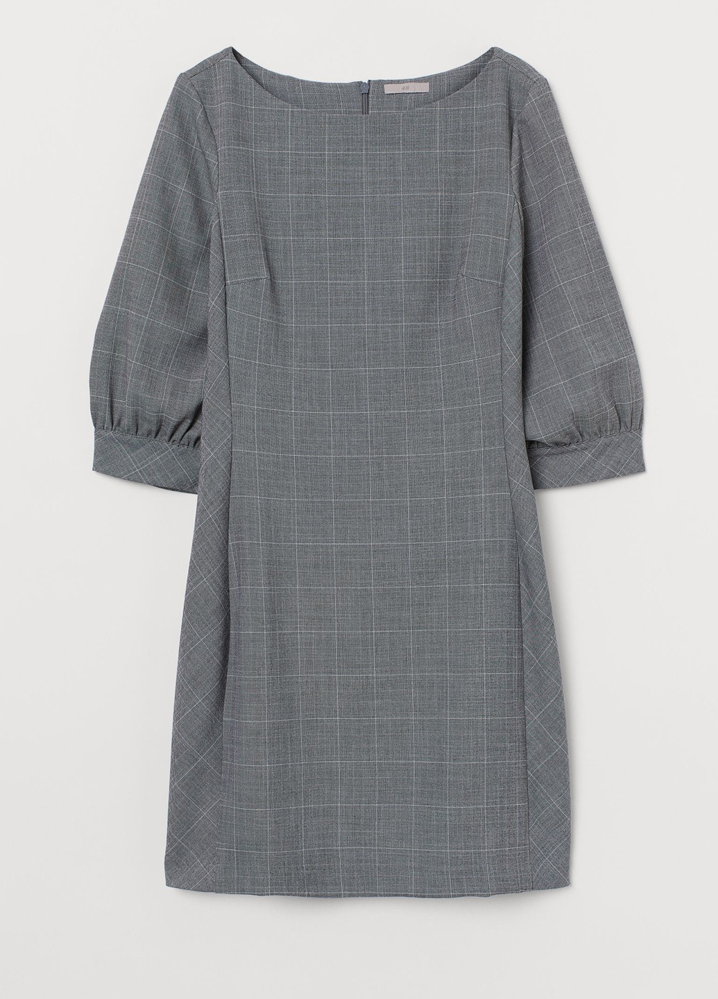 Сіра ділова сукня жіноча сіра H&M однотонна